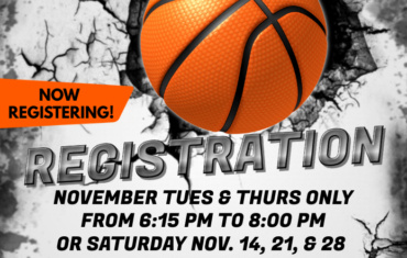 Boys and Girls Club basketball registration flyer