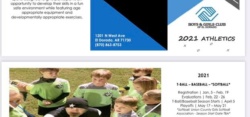 Boys and Girls Club 2021 athletics brochure