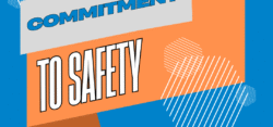 Commitment to Safety graphic with logo