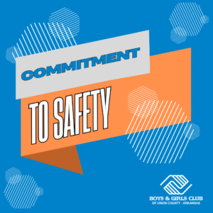 Commitment to Safety graphic with logo